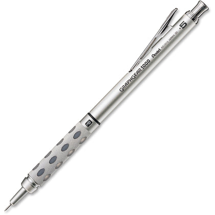 Pentel GraphGear 1000 Drafting Pencil - 0.5mm Lead - Refillable - Gray Barrel - Pencils