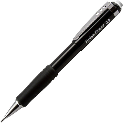 Pentel Twist-Erase III 0.9mm Mechanical Pencil - Refillable Black Barrel - Pencils