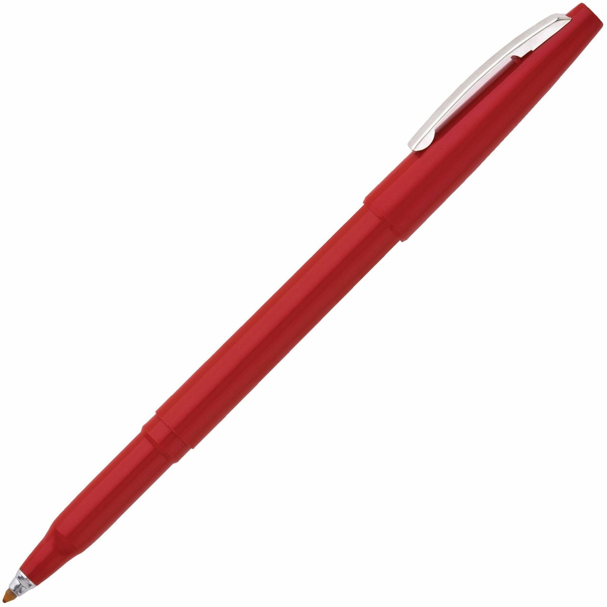 Pentel Rolling Writer Pens: 0.8mm Medium Point Red Ink - 1 Dozen - Pens