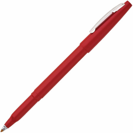 Pentel Rolling Writer Pens: 0.8mm Medium Point Red Ink - 1 Dozen - Pens