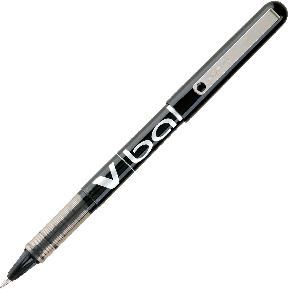 Pilot Vball Liquid Ink Pens - 0.5 mm Fine Pen Point - Black Ink - Black Barrel - 1 Dozen