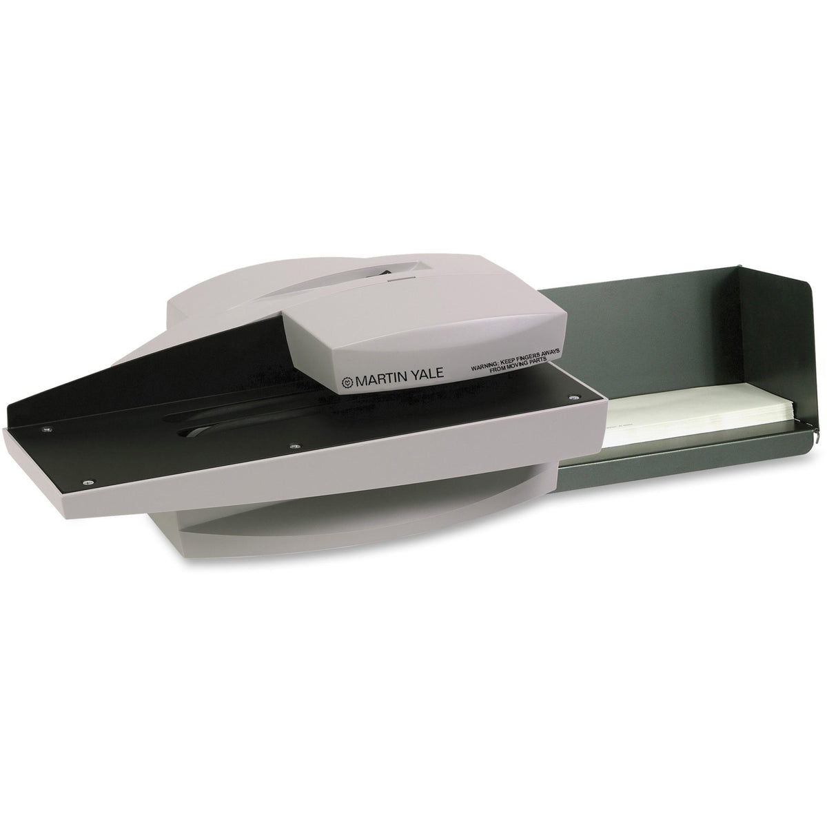 Martin Yale Premier Automatic Electric Letter Opener - 7000 Envelops per Hour - Desktop - Gray - Non-skid Feet - 1 Each