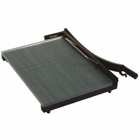 Premier Stakcut Paper Trimmers - 30 Sheet Cutting Capacity - 15" Cutting Length - 0.8" Height x 13" Width x 14.9" Depth - Self-sharpening, Locking Blade, Non-slip Rubber Feet - Wood, Steel - Green - 1 Each