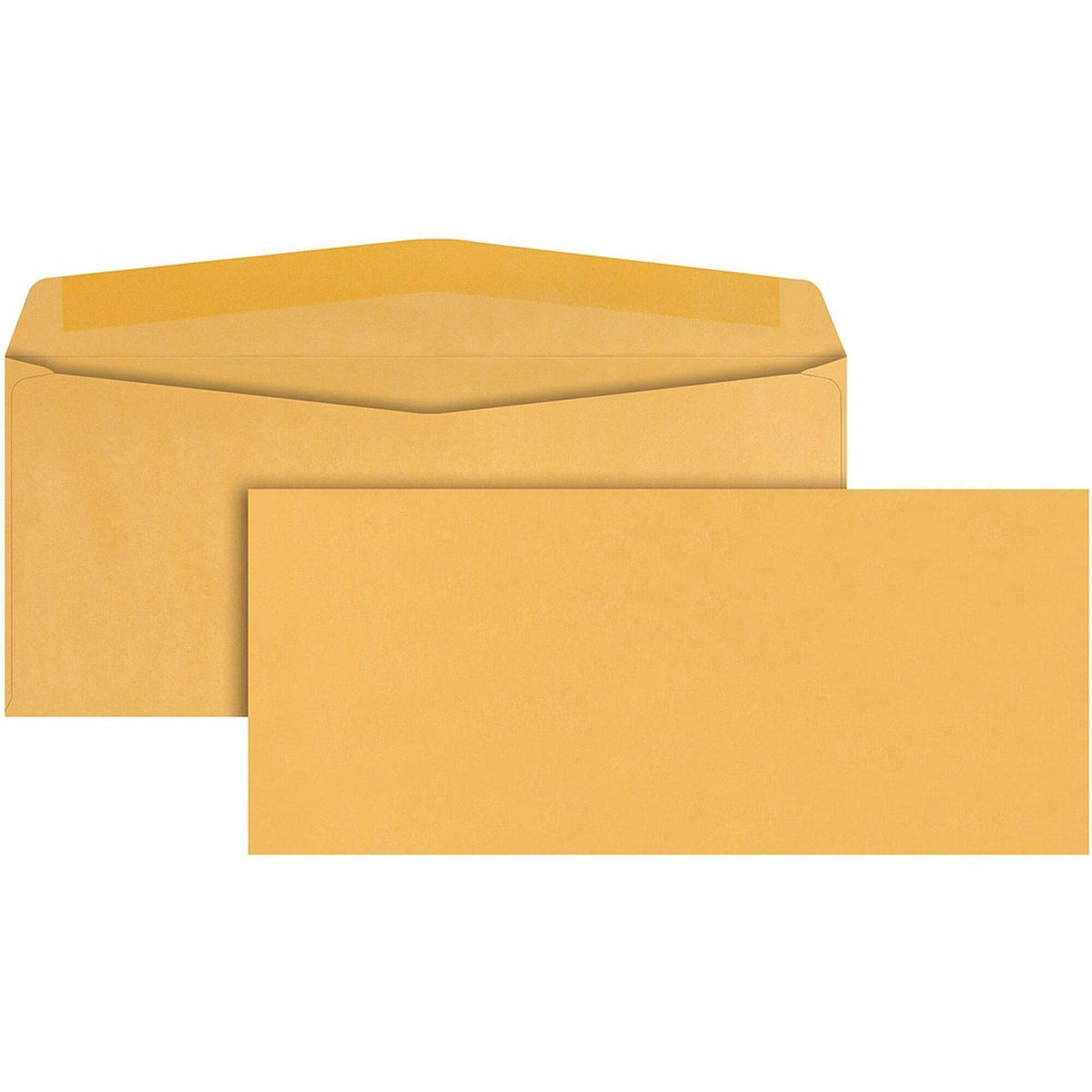 Quality Park No. 12 Envelopes - Business - #12 - 4 3/4" Width x 11" Length - 28 lb - Adhesive - Kraft - Kraft - 500 / Box