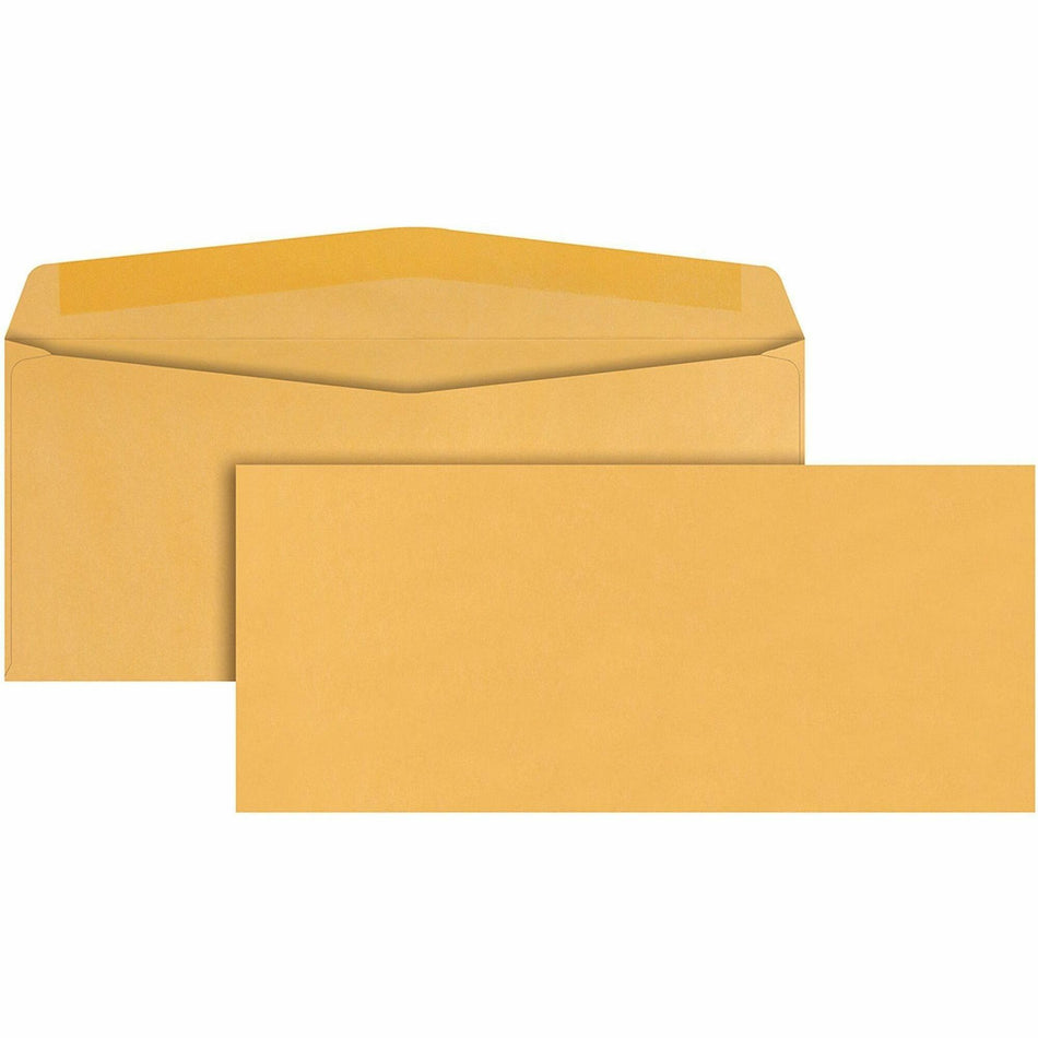 Quality Park No. 12 Envelopes - Business - #12 - 4 3/4" Width x 11" Length - 28 lb - Adhesive - Kraft - Kraft - 500 / Box