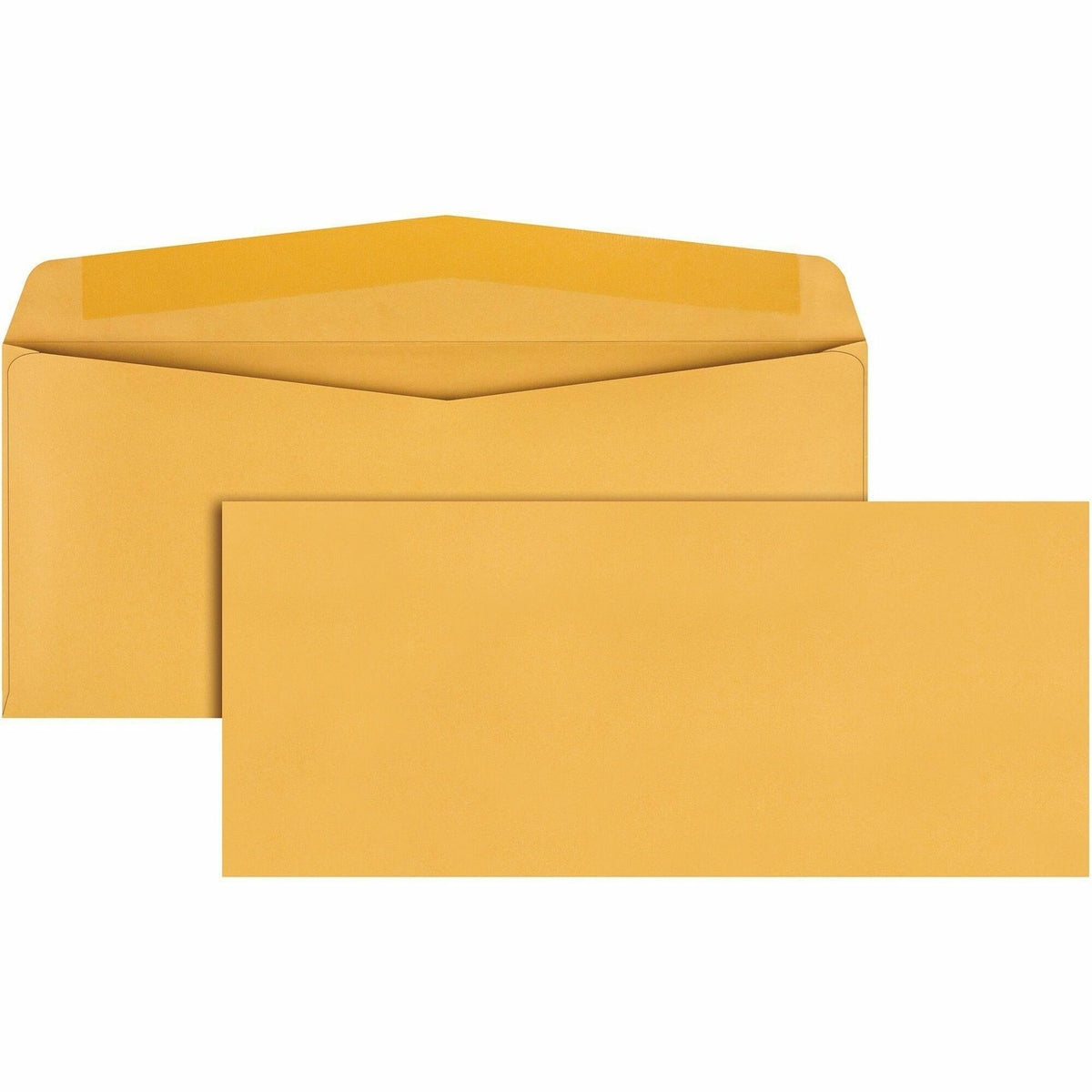 Quality Park No. 14 Business Envelopes with Gummed Flap - Business - #14 - 5" Width x 11 1/2" Length - 28 lb - Gummed - Kraft - Kraft - 500 / Box