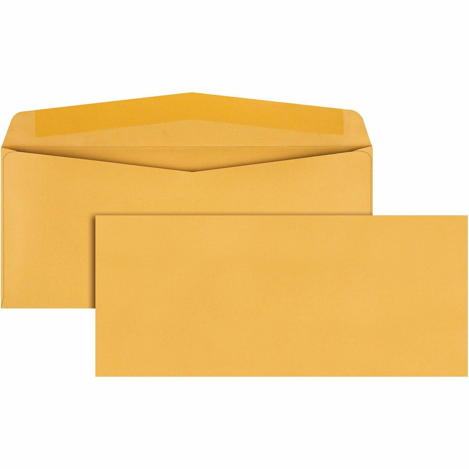 Quality Park No. 14 Business Envelopes with Gummed Flap - Business - #14 - 5" Width x 11 1/2" Length - 28 lb - Gummed - Kraft - Kraft - 500 / Box
