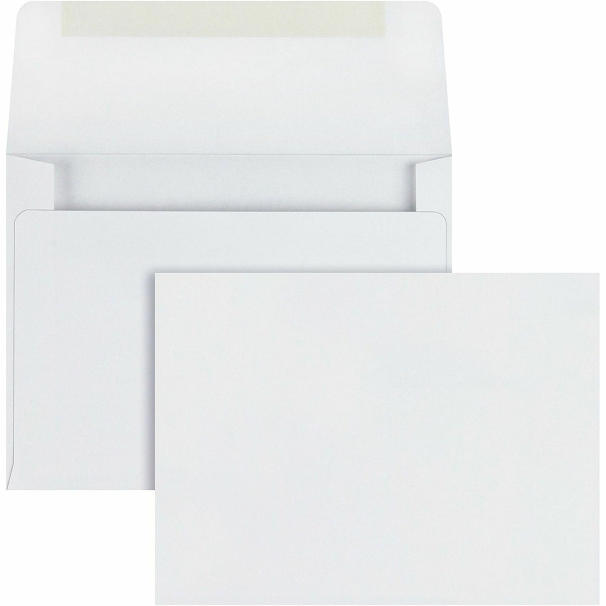 Quality Park A2 Invitation Envelopes - Announcement - #5-1/2 - 4 3/8" Width x 5 3/4" Length - 24 lb - Gummed - White - Wove - 100 / Box
