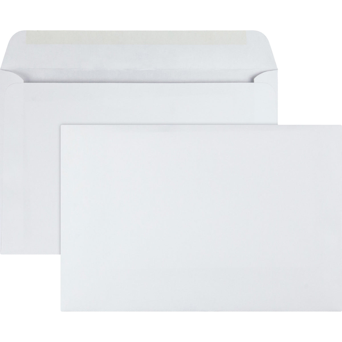 Quality Park 6 x 9 Booklet Envelopes with Open Side for Easy Insertion - Catalog - #6 1/2 - 6" Width x 9" Length - 24 lb - Gummed - White - 100 / Box