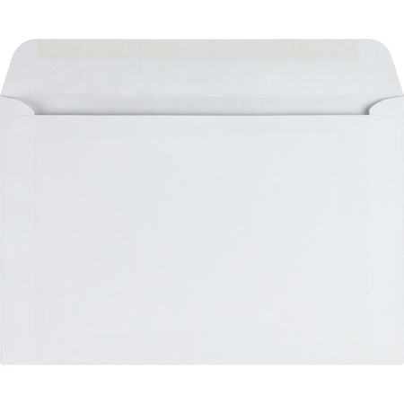 Quality Park 6 x 9 Booklet Envelopes with Open Side for Easy Insertion - Rear