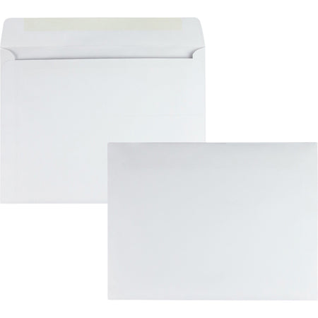 Quality Park 10 x 13 Booklet Envelopes with Open Side - Catalog - #13 - 10" Width x 13" Length - 24 lb - Gummed - White - 100 / Box