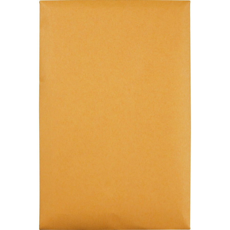 Quality Park 5 x 7-1/2 Clasp Envelopes with Deeply Gummed Flaps - Clasp - #35 - 5" Width x 7 1/2" Length - 28 lb - Gummed - Kraft - Kraft - 100 / Box