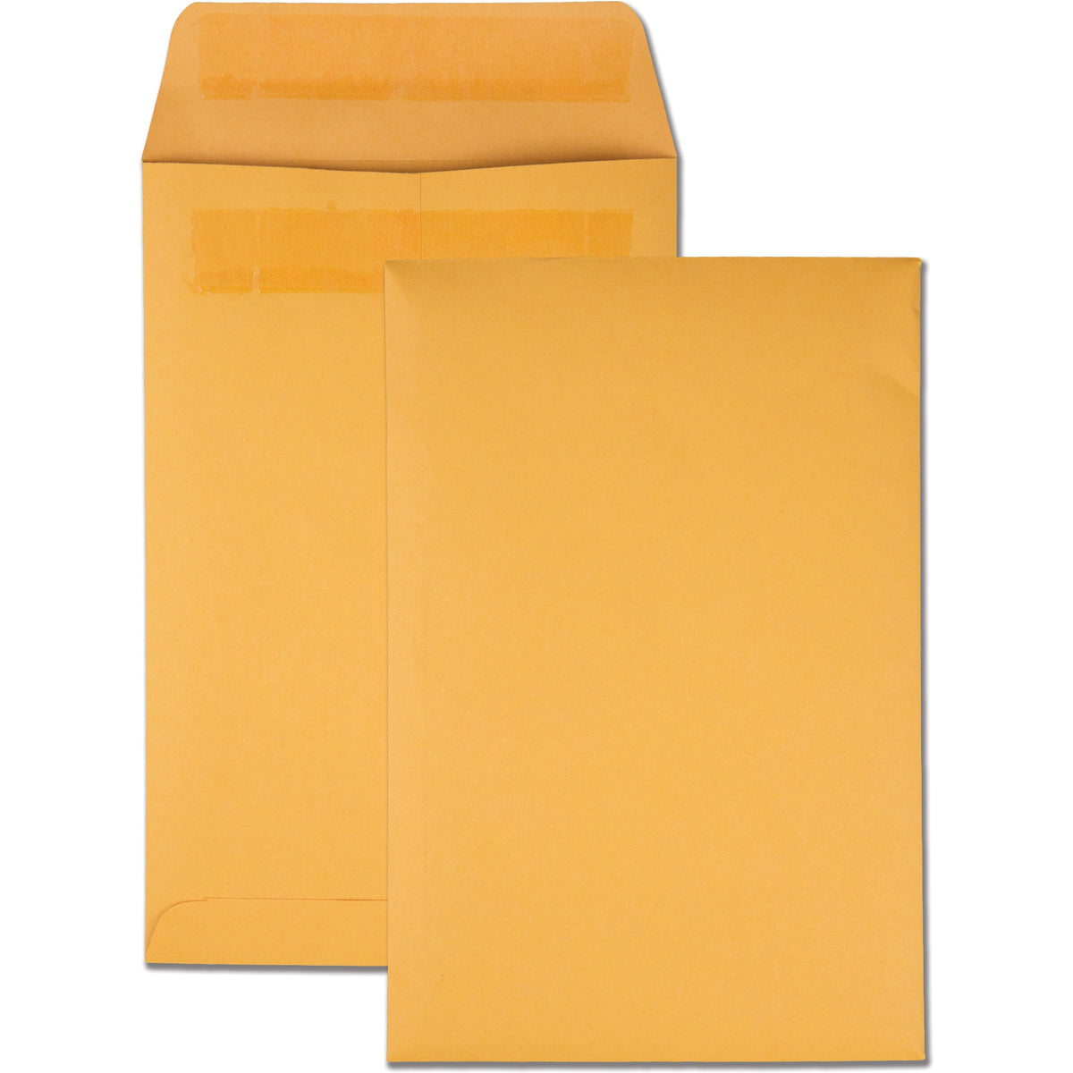 Quality Park 6 x 9 Catalog Mailing Envelopes with Redi-Seal® Self-Seal Closure - Catalog - #1 - 6" Width x 9" Length - 28 lb - Self-sealing - Kraft - 100 / Box