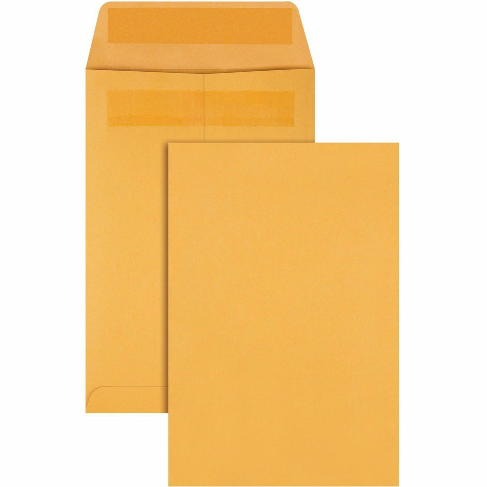 Quality Park 6-1/2 x 9-1/2 Catalog Mailing Envelopes with Redi-Seal® Self-Seal Closure - Catalog - #1 3/4 - 6 1/2" Width x 9 1/2" Length - 28 lb - Self-sealing - Kraft - Kraft - 250 / Box