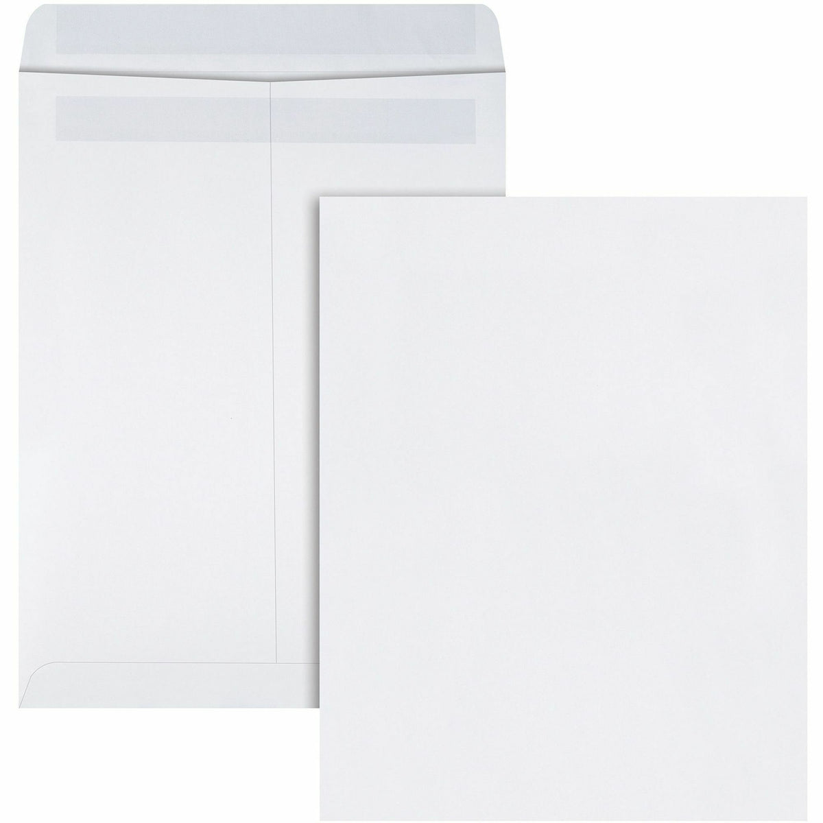 Quality Park 9-1/2 x 12-1/2 Catalog Mailing Envelopes with Redi-Seal® Self-Seal Closure - Catalog - #12 1/2 - 9 1/2" Width x 12 1/2" Length - 28 lb - Self-sealing - White - Wove - 100 / Box