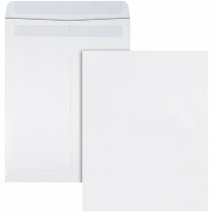 Quality Park Catalog Mailing Envelopes with Redi-Seal Closure - 9 1/2 x 12 - 28 lb - White - 100/Box - Large Format