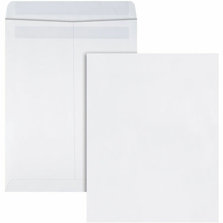 Quality Park 9-1/2 x 12-1/2 Catalog Mailing Envelopes with Redi-Seal® Self-Seal Closure - Catalog - #12 1/2 - 9 1/2" Width x 12 1/2" Length - 28 lb - Self-sealing - White - Wove - 100 / Box