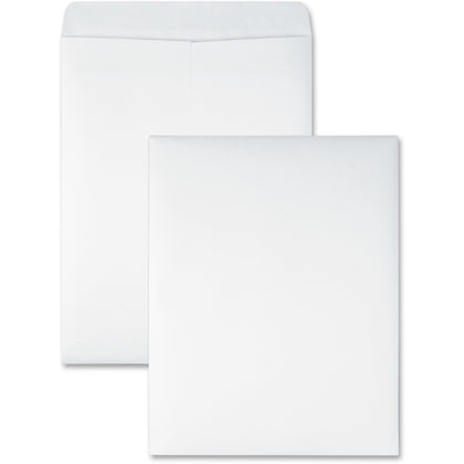 Quality Park Catalog Envelopes with Redi-Seal Closure - #13 1/2 - 10’’ x 13’’ - 28 lb - White - 100/Box - Large Format