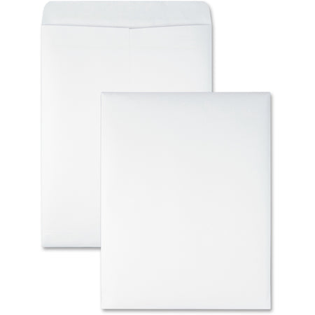 Quality Park 10 x 13 Catalog Envelopes with Redi-Seal® Self-Sealing Closure - Catalog - #13 1/2 - 10" Width x 13" Length - 28 lb - Self-sealing - White - 100 / Box