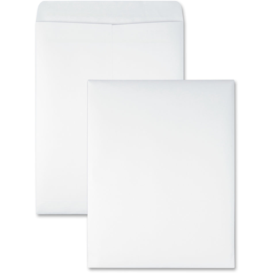 Quality Park 10 x 13 Catalog Envelopes with Redi-Seal® Self-Sealing Closure - Catalog - #13 1/2 - 10" Width x 13" Length - 28 lb - Self-sealing - White - 100 / Box