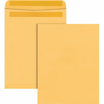Quality Park Self-Seal Kraft Catalog Envelopes #5-1/2 12x15.5 - 100/Box - Large Format
