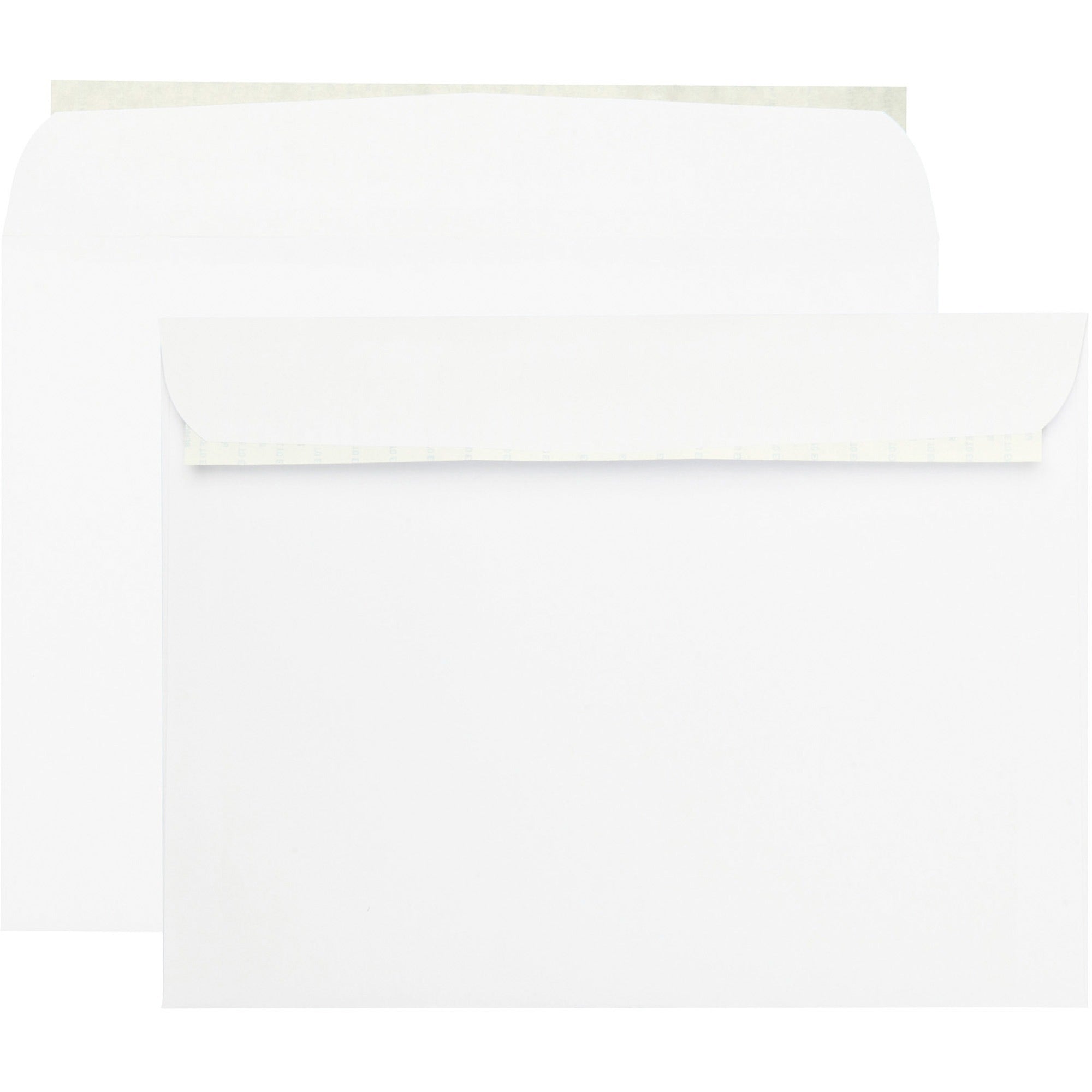 Quality Park 9 x 12 Booklet Envelopes with Self-Seal Closure - Catalog - #9 1/2 - 9" Width x 12" Length - 28 lb - Peel & Seal - White - Wove - 100 / Box