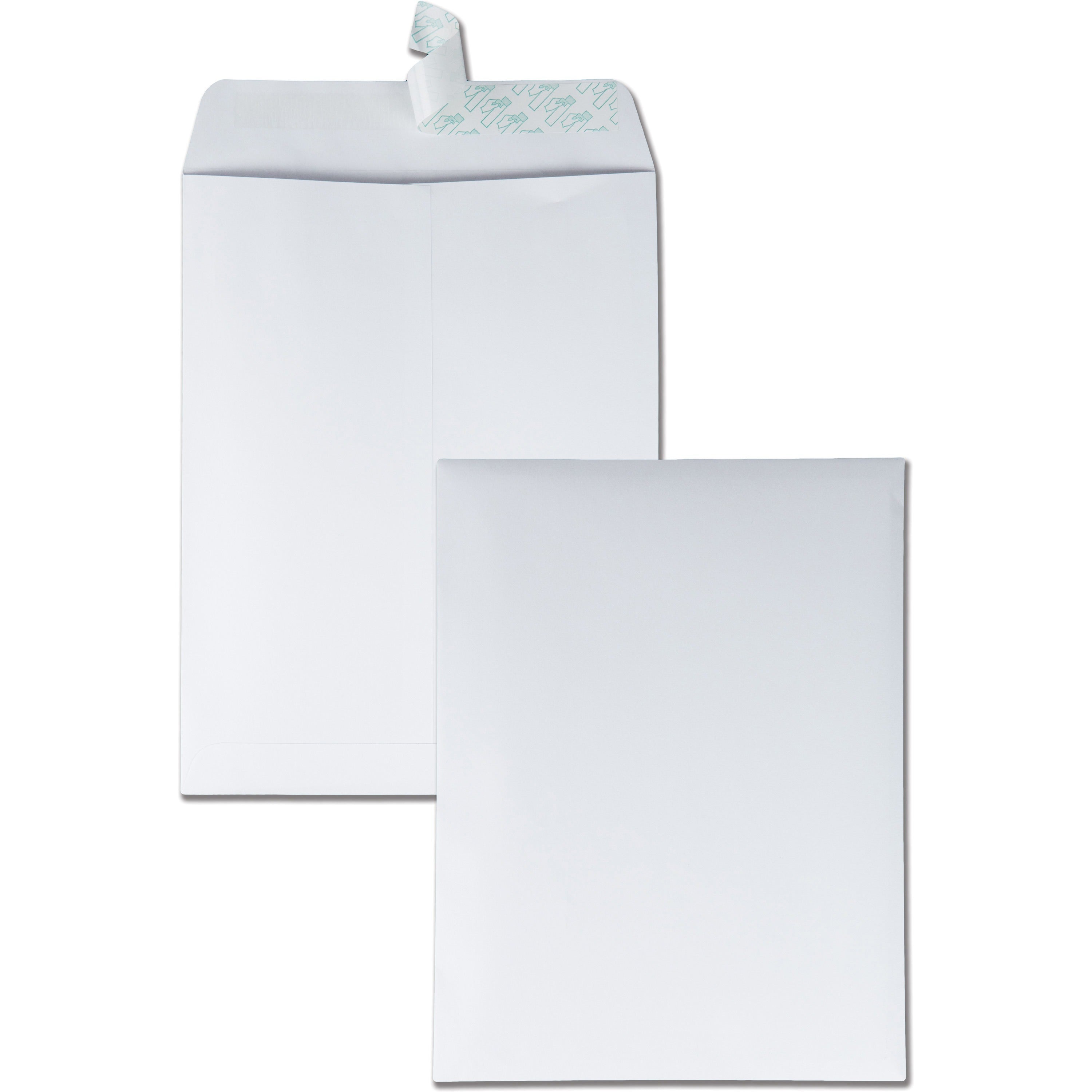 Quality Park 9-1/2 x 12-1/2 Catalog Mailing Envelopes with Redi-Strip® Self-Seal Closure - Catalog - #12 1/2 - 9 1/2" Width x 12 1/2" Length - 28 lb - Peel & Seal - White - Wove - 100 / Box