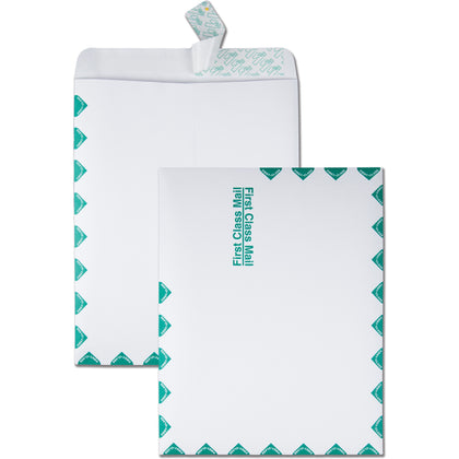Quality Park Redi-Strip First Class Envelopes - 10x13 - 28 lb - White - Large Format / Catalog