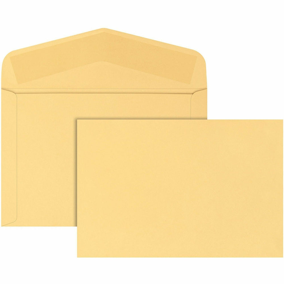 Quality Park 10 x 15 Heavy-Duty Document Mailers - Catalog - 10" Width x 15" Length - 32 lb - Gummed - Cameo - 100 / Box
