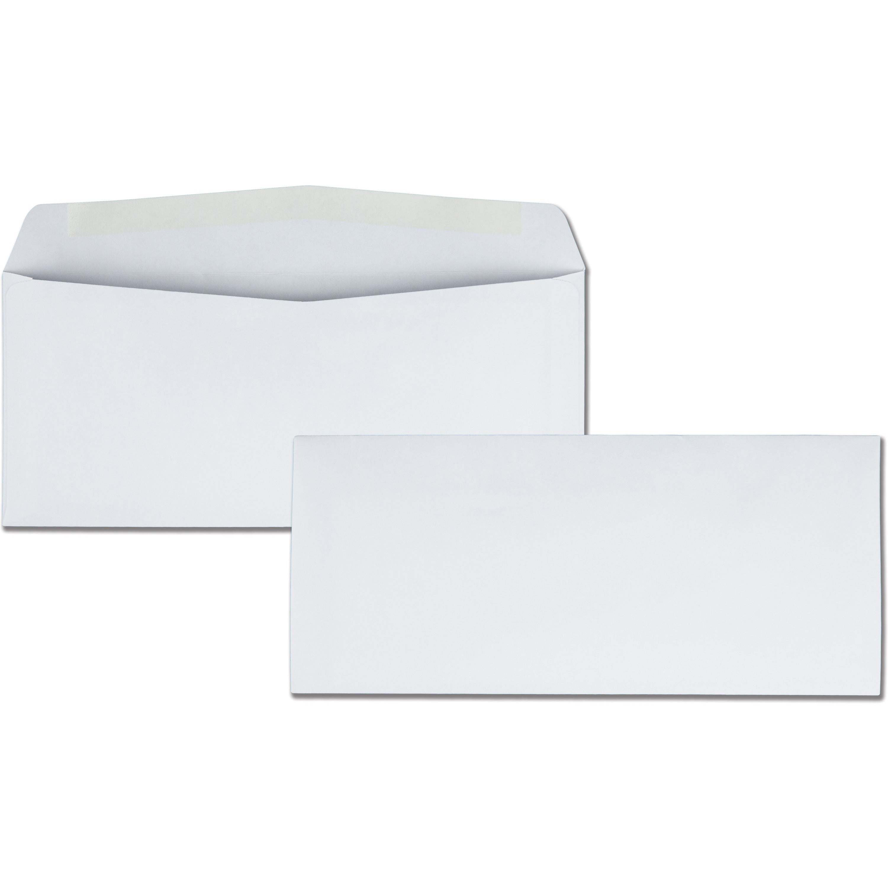 Quality Park No. 10 Business Envelopes - Business - #10 - 4 1/8" Width x 9 1/2" Length - 24 lb - Gummed - White - Wove - 500 / Box