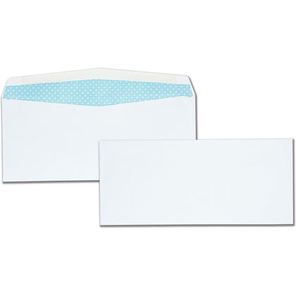 Quality Park Security Tint Business Envelopes - #10 - White Wove - 24 lb - 500/Box