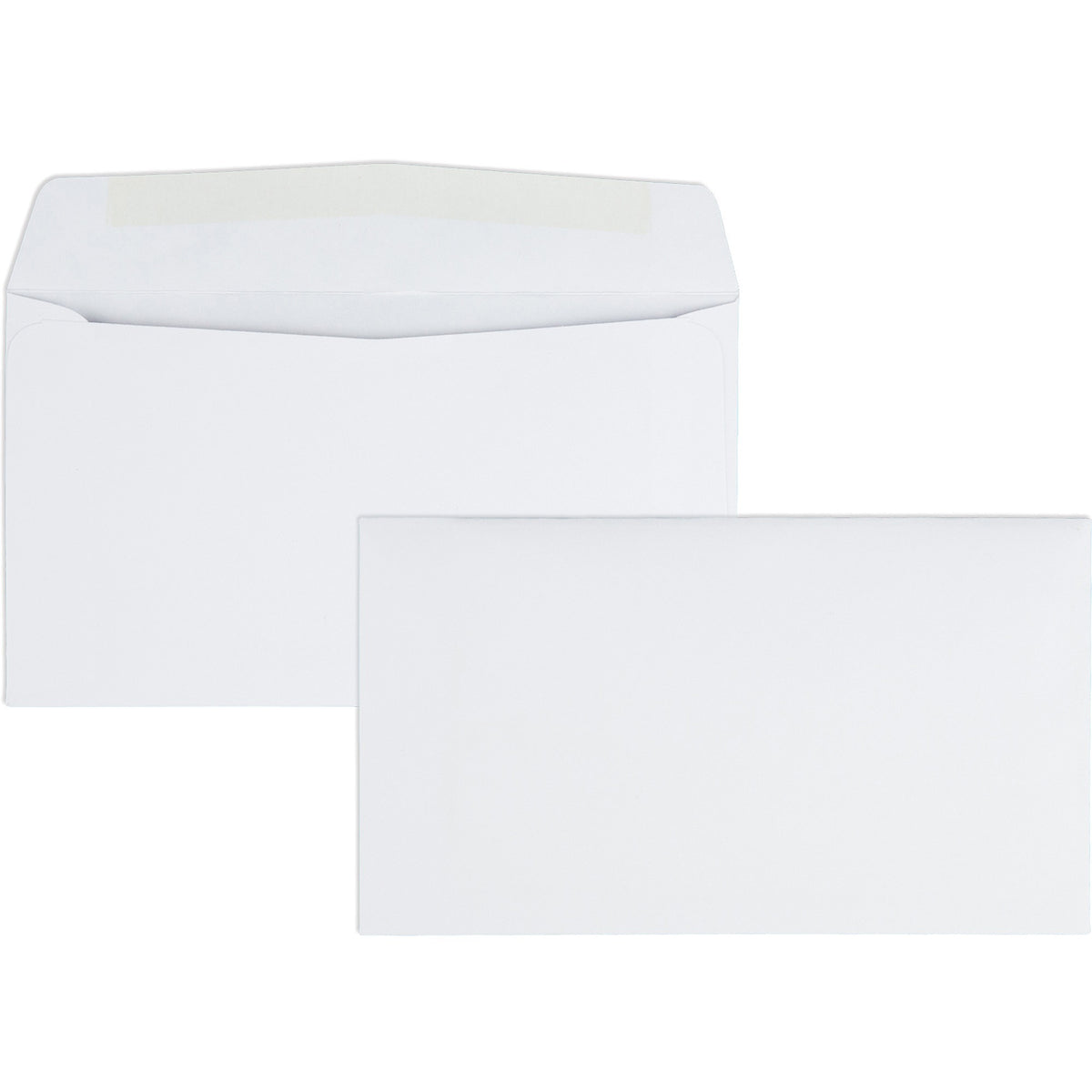 Quality Park No. 6-3/4 Business Envelopes with Gummed Flap - Business - #6 3/4 - 3 5/8" Width x 6 1/2" Length - 24 lb - Gummed - White - Wove - 500 / Box