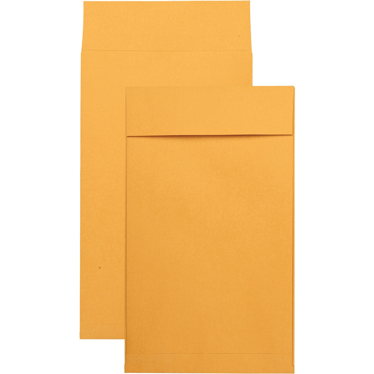 Quality Park 10 x 15 x 2 Expansion Envelopes with Self-Seal Closure - Expansion - 10" Width x 15" Length - 2" Gusset - 40 lb - Self-sealing - Kraft - Kraft - 25 / Pack