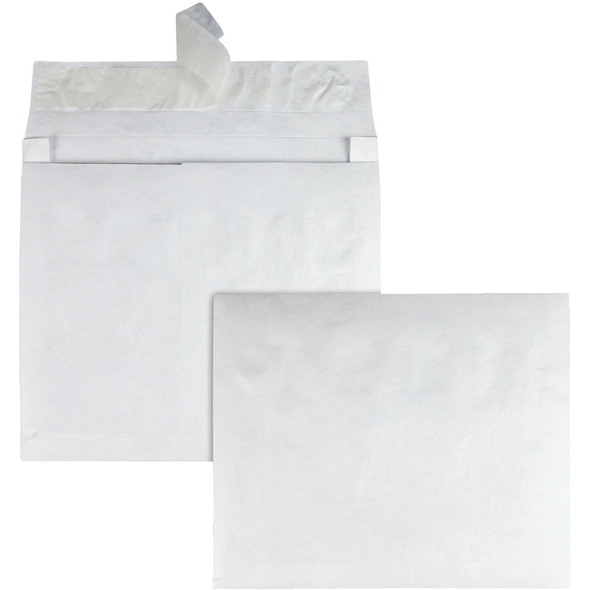 Survivor®  10 x 13 x 2 DuPont Tyvek Expansion Mailers with Self-Seal Closure - Expansion - 10" Width x 13" Length - 2" Gusset - 18 lb - Peel & Seal - White - Tyvek - 100 / Carton