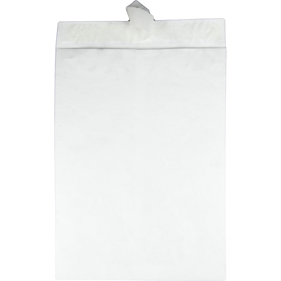 Survivor®  14-1/4 x 20 DuPont Tyvek Catalog Mailers with Self-Seal Closure - Catalog - 14 1/4" Width x 20" Length - 18 lb - Peel & Seal - White - Tyvek - 25 / Box