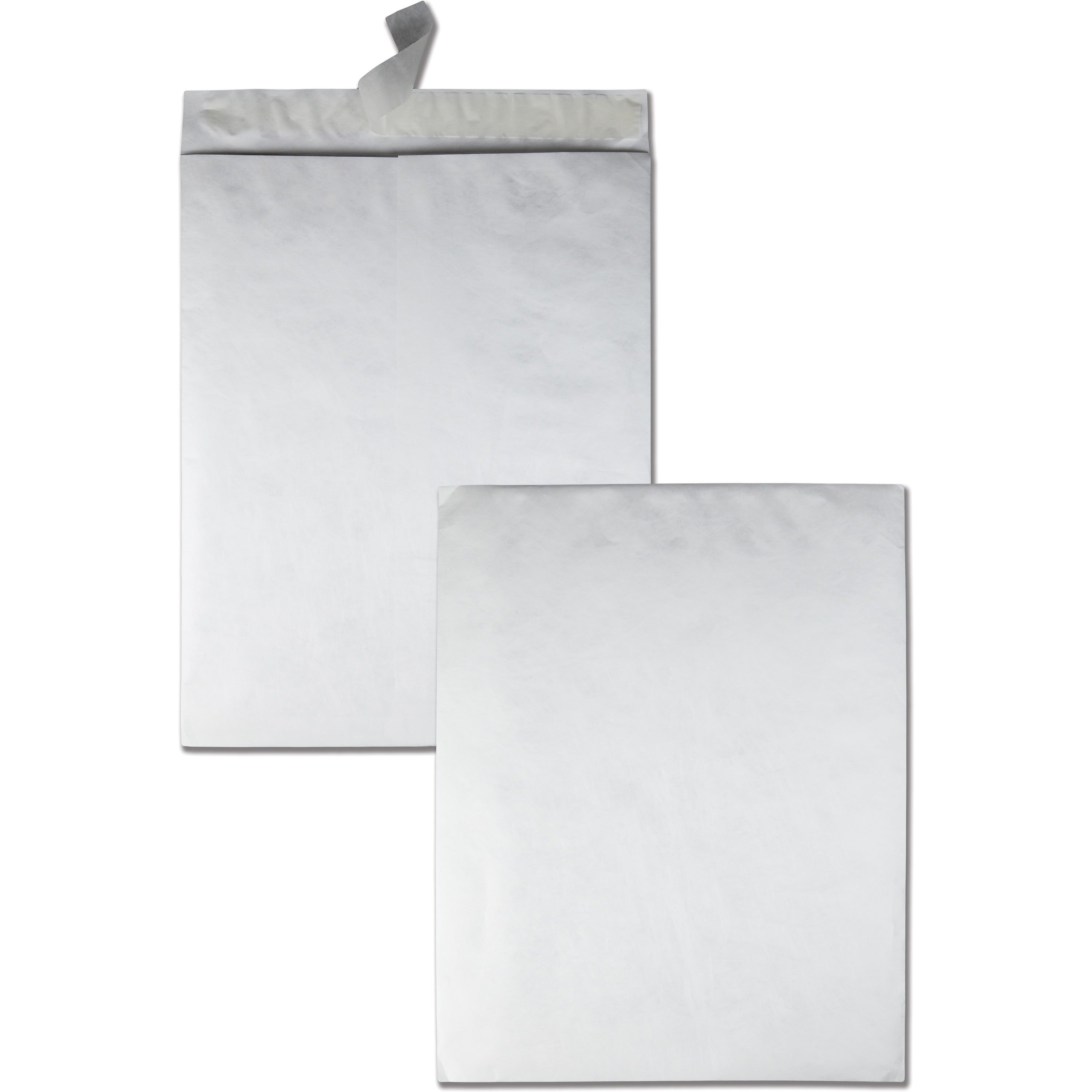 Survivor®  18 x 23 DuPont Tyvek Catalog Envelopes with Self-Seal Closure - Catalog - 18" Width x 23" Length - 18 lb - Peel & Seal - White - Tyvek - 25 / Box