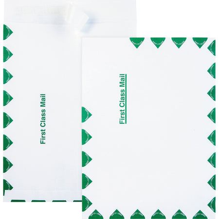 Quality Park 9 x 12 Ship-Lite® First Class Mail Catalog Envelopes with Self-Seal Closure - First Class Mail - 9" Width x 12" Length - Self-sealing - White - 100 / Box