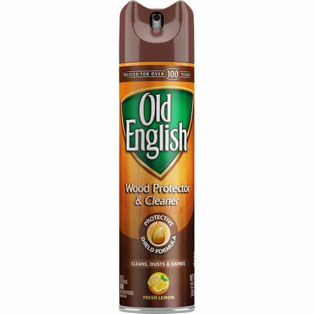 Old English Furniture Polish - For Wood - 12.50 oz (0.78 lb) - Lemon Scent - Recommended For: Dust Remover, Fingerprint Remover, Water Mark Remover, Stain Remover - Dry Resistant, Crack Resistant, Wear Resistant, Tear Resistant, CFC-free - Brown - 1 Each