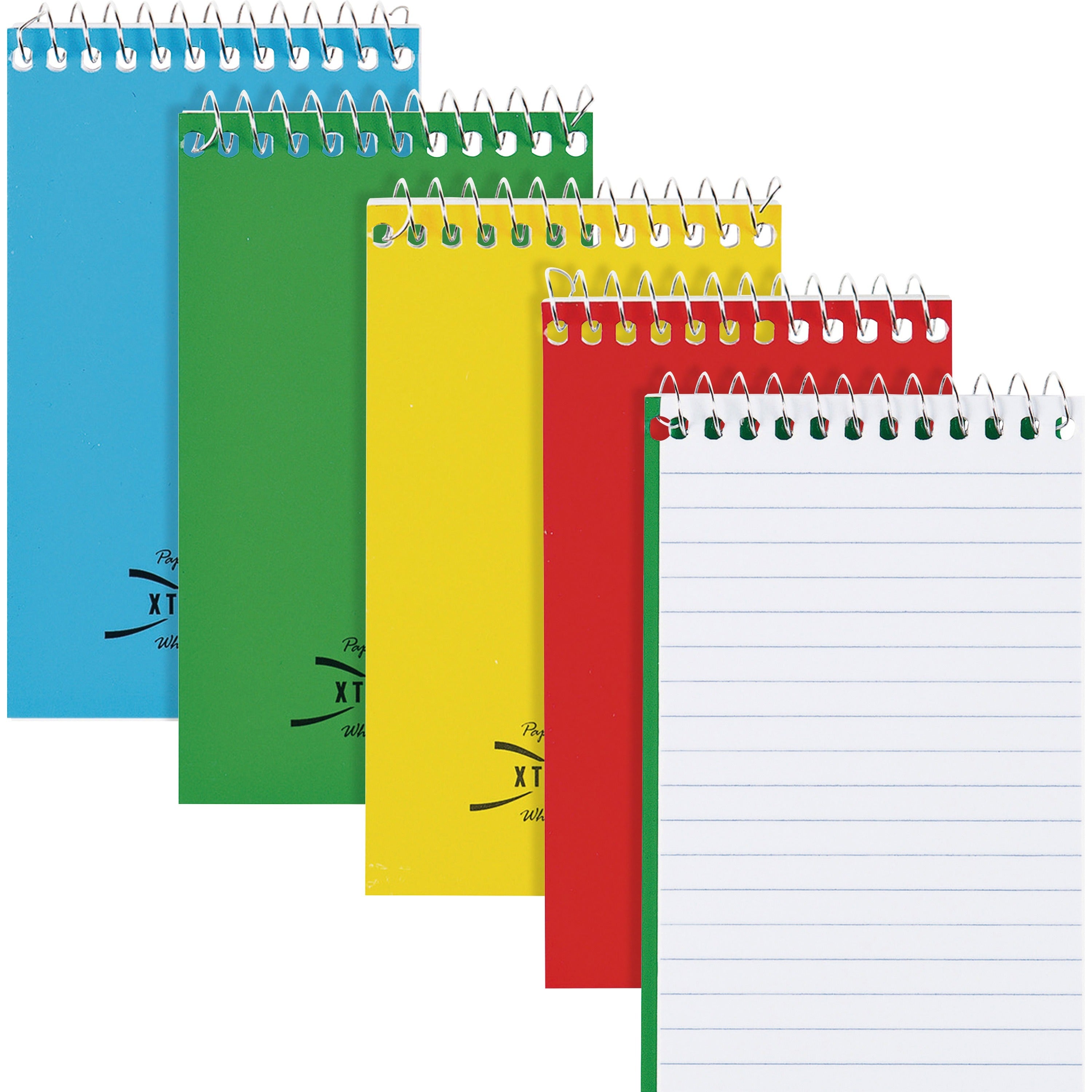 Rediform Wirebound Memo Notebooks - 60 Sheets - Wire Bound - 3" x 5" Sheet Size - White Paper - Assorted Cover - 1 Each