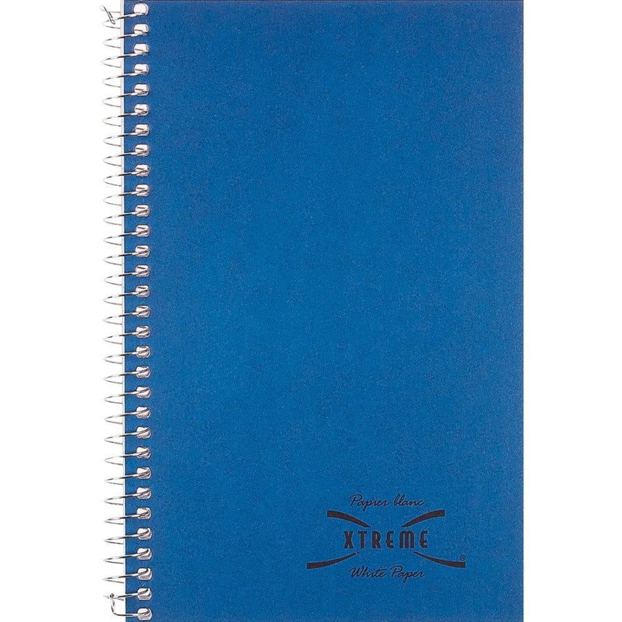 Rediform Xtreme Cover 150-Sheet 3-Subject Notebook - 150 Sheets - Coilock - 16 lb Basis Weight - 6" x 9 1/2" Sheet Size - White Paper - Blue Cover - Divider - 1 Each