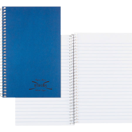 Rediform Xtreme Cover 150-Sheet 3-Subject Notebook - 150 Sheets - Coilock - 16 lb Basis Weight - 6" x 9 1/2" Sheet Size - White Paper - Blue Cover - Divider - 1 Each