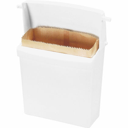 Rubbermaid Commercial Sanitary Napkin Receptacle - Compact & White - Receptacles