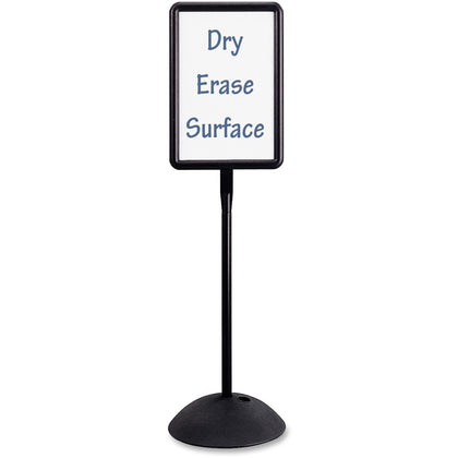 Safco Write Way Dual-sided Directional Sign - Magnetic Steel - Indoor/Outdoor Office - Signs & Nameplates