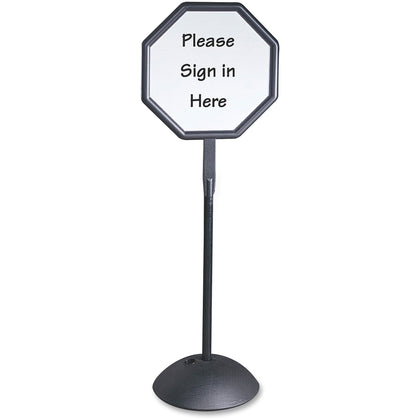 Safco Write Way Dual-sided Directional Sign - Magnetic & Durable - Indoor/Outdoor Office - Signs Nameplates