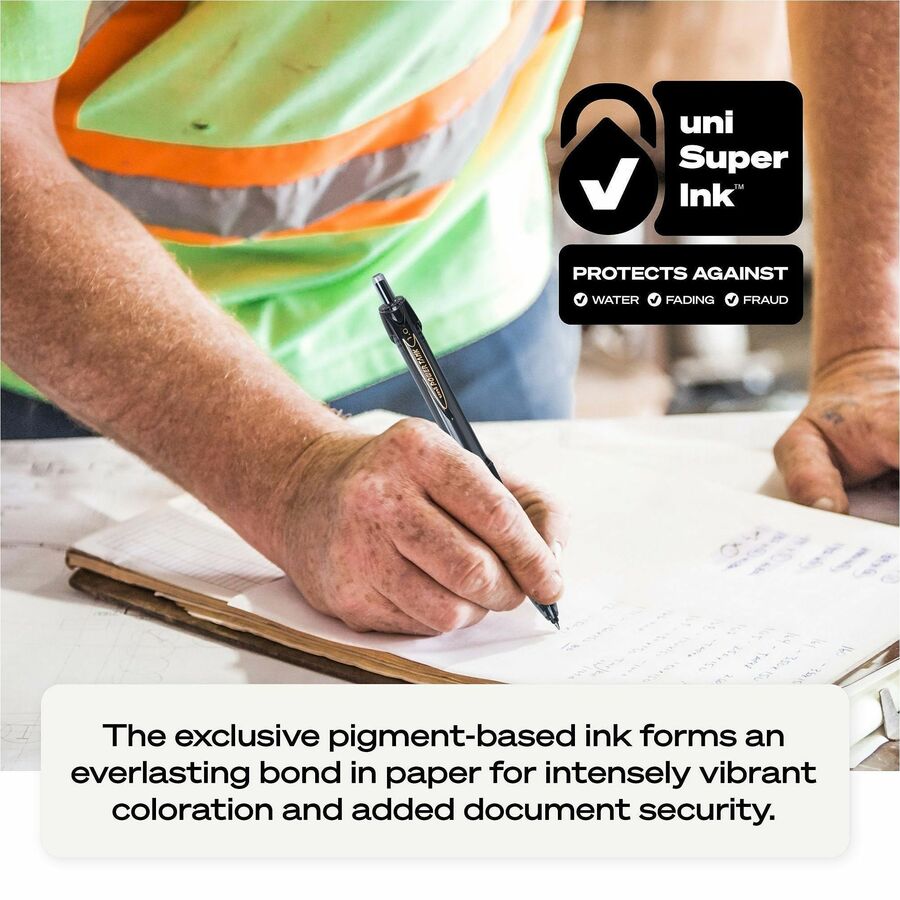 uniball&#8482; Power Tank Retractable Ballpoint Pens - 1 mm Pen Point - Medium Marker Point - Refillable - Retractable - Blue Ink - Blue Barrel - 1 Each