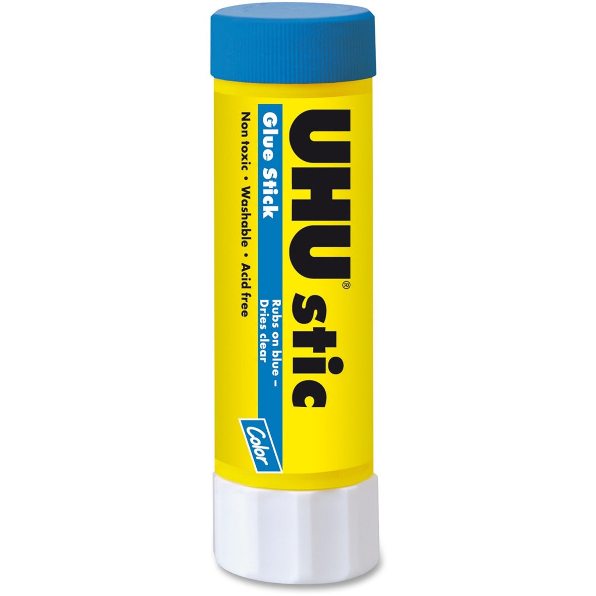 UHU Color Glue Stic, Blue, 40g - 1.41 oz - Blue - 12 / Box