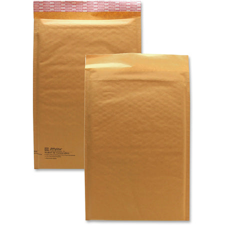 Sealed Air JiffyLite Cellular Cushioned Mailers - Bubble - #3 - 8 1/2" Width x 14 1/2" Length - Peel & Seal - Kraft - Kraft - 25 / Carton