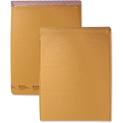 Sealed Air JiffyLite Bubble Mailers #7 - 14 1/4’’ x 20’’ - Peel & Seal - Kraft - 25/Carton