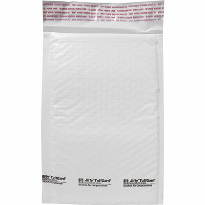 Sealed Air Tuffgard Premium Bubble Mailers - #0 - 6x10 - White Poly - 25/Carton