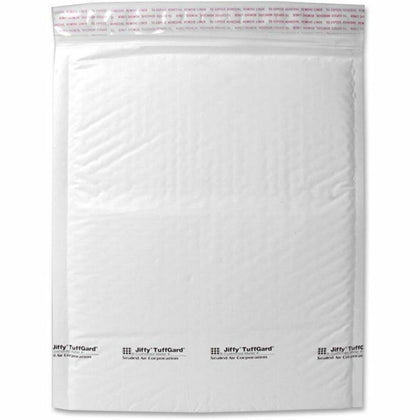 Sealed Air Tuffgard Premium Bubble Mailers - #6 - 12.5’’ x 19’’ - White Poly - 25/Carton